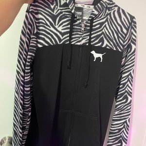 PINK Victoria’s Secret Zip sweatshirt Size Small